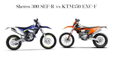 Sherco 300 SEF R vs KTM350 EXC F