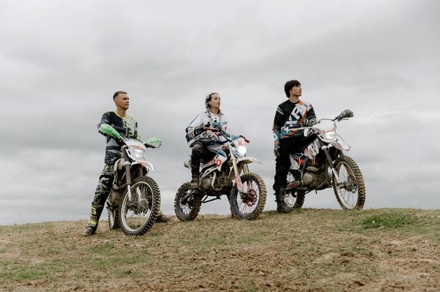 Go chat with your fellow riders while the race is going on